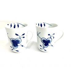 ロイヤルコペンハーゲン/マグカップ2客セット/ブルーフルーテッドメガ