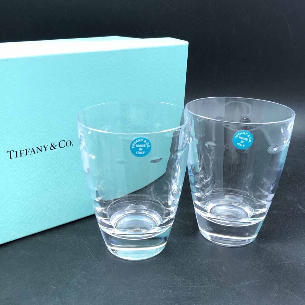 TIFFANY ティファニー グラマシーDOF タンブラー ペア aq8371 - 食器