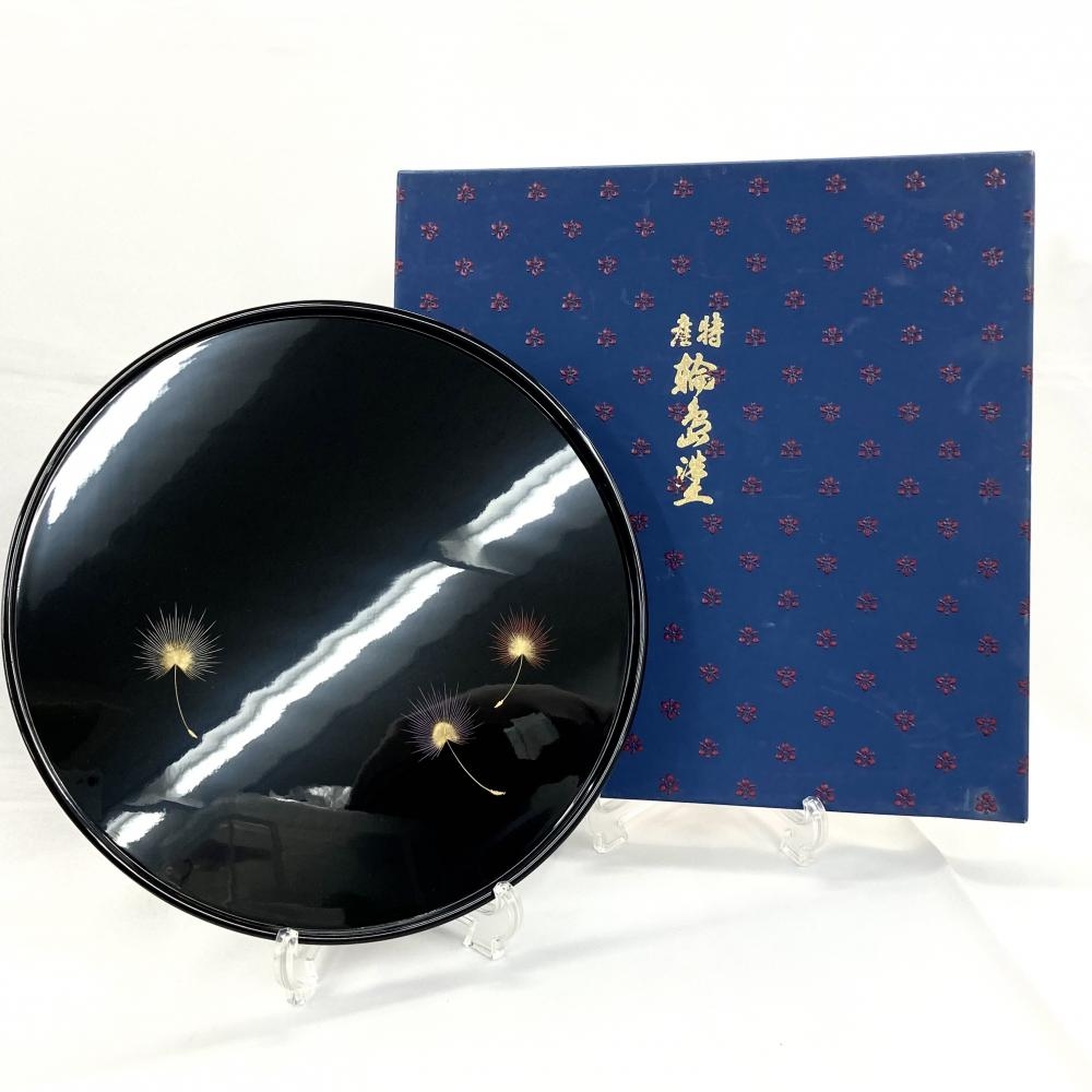 輪島塗/稲忠漆芸堂/盆/30cm/箱付