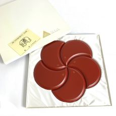 象彦/漆器/銘々皿/花寄せ/梅型/外箱付