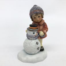 ゲーベル/フンメル人形/雪だるまへの贈り物/雪だるまと少女