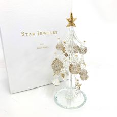 スタージュエリー/ガラス製クリスマスツリー/フィギュリン