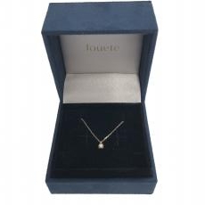 ジュエッテ/K10ネックレス/ダイヤ/0.05ct/総重量0.8ｇ