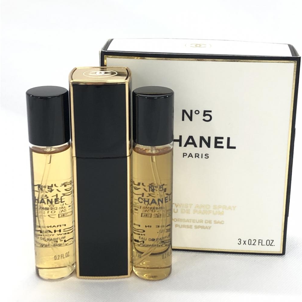 新品!!】 シャネル No5 ミニ ツィスト＆スプレイ EDP 7ml×3本