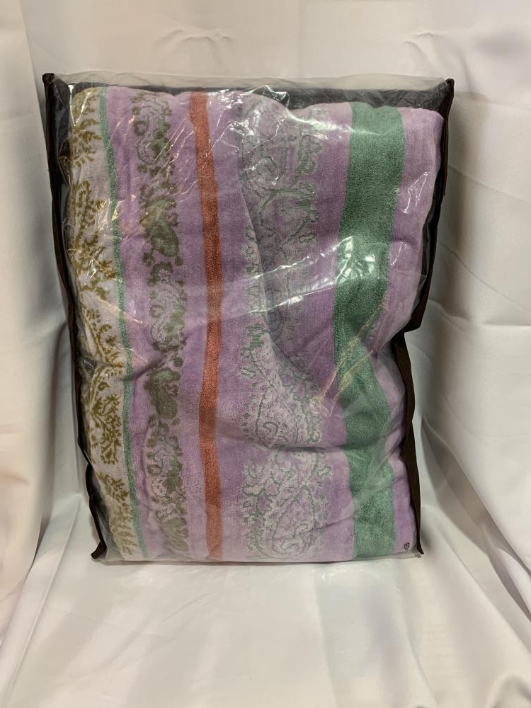 ①ETRO タオルケット ガーゼケット ペイズリー ピンク