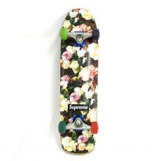 シュプリーム/スケートデッキ/Power Corruption Lies Skateboard Deck/フローラル/13SS/トラック・ウィール付き/使用感・スレ